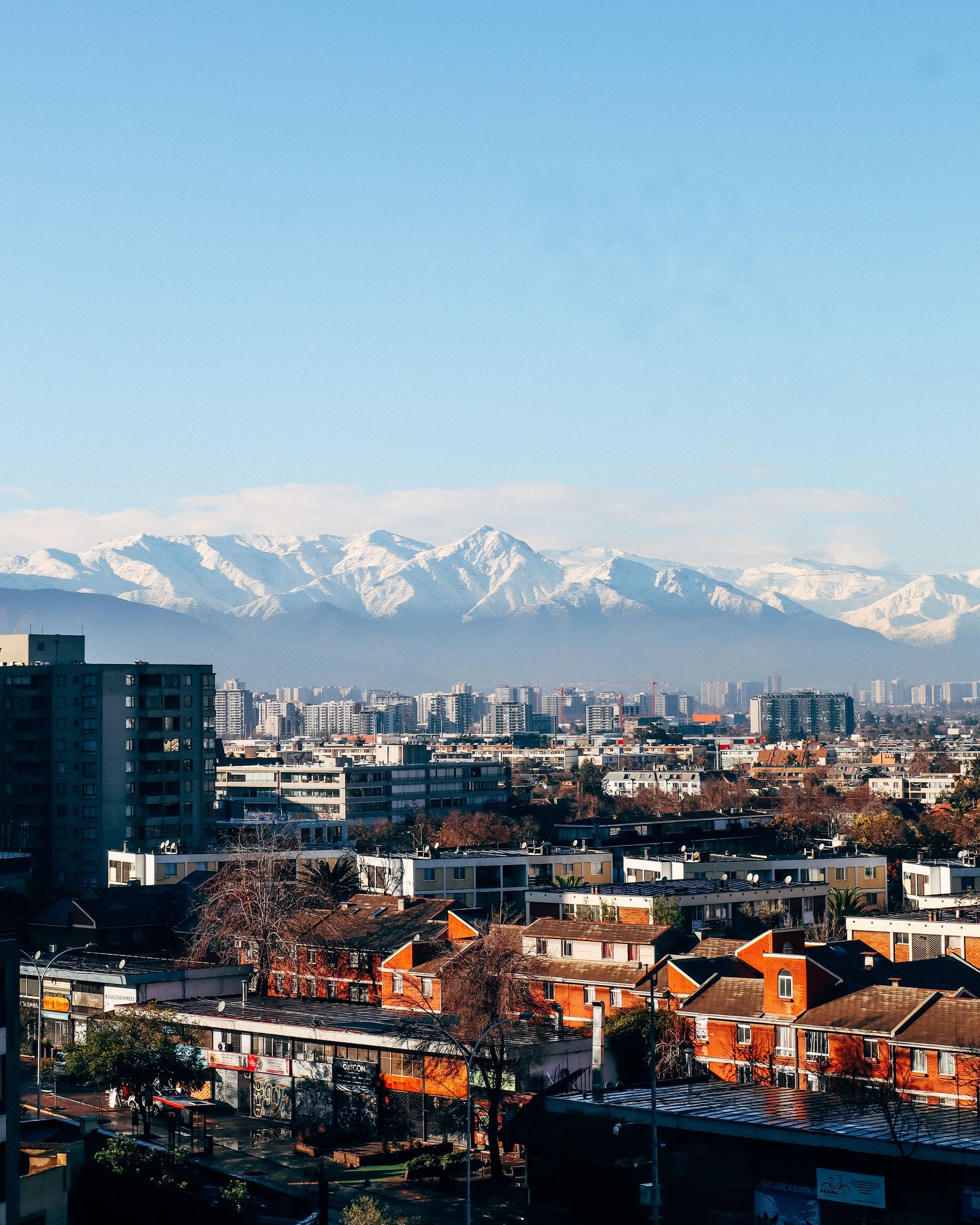 Santiago — los Andes al fondo
